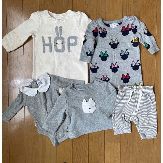 babyGAP(ベビーギャップ)のbaby Gap ベビー服　セット売り キッズ/ベビー/マタニティのベビー服(~85cm)(ロンパース)の商品写真