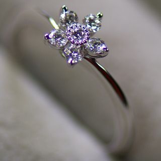 スタージュエリー(STAR JEWELRY)のスタージュエリー　Pt950　0.14ct　7号　ミルウチ　ダイヤモンドリング(リング(指輪))