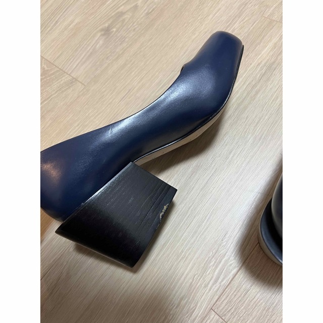 Yohji Yamamoto(ヨウジヤマモト)のyohjiyamamoto discord チャンキーヒール　23.5cm レディースの靴/シューズ(ハイヒール/パンプス)の商品写真