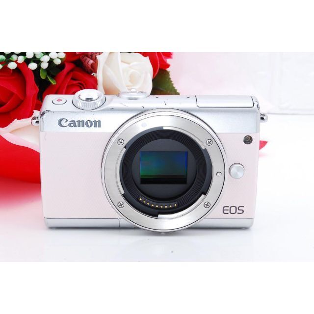 ❤️限定カラー WiFi内蔵❤️CANON EOS M100 リミテッドピンク