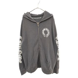 クロムハーツ(Chrome Hearts)のCHROME HEARTS クロムハーツ バックホースシュージップアップパーカー(パーカー)