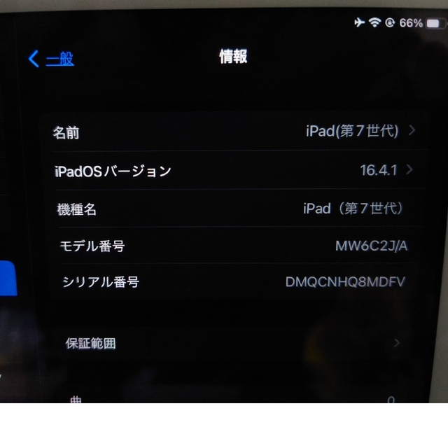 iPad (第7世代) 32GBWi-Fi + Cellularモデル美品PC/タブレット