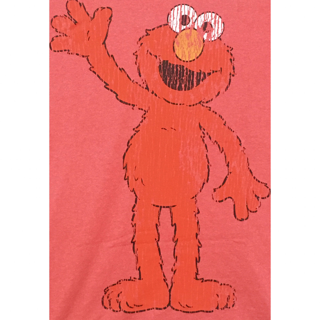 SESAME STREET(セサミストリート)の【セサミストリート】エルモTシャツ Lサイズ メンズのトップス(Tシャツ/カットソー(半袖/袖なし))の商品写真