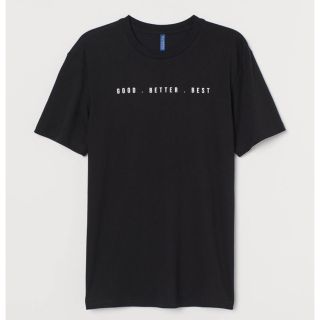 エイチアンドエム(H&M)のＨ＆Ｍ★プリント スケーター Tシャツ 半袖 ブラック XS(Tシャツ/カットソー(半袖/袖なし))