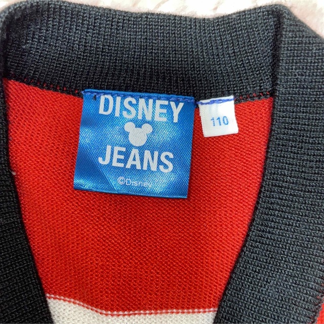 Disney(ディズニー)の売り尽くし価格‼️Disney  JEANS  ミニー　カーディガン　110 キッズ/ベビー/マタニティのキッズ服女の子用(90cm~)(カーディガン)の商品写真