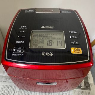 三菱電機 - 炭炊釜 IHジャー炊飯器 5.5合炊き NJ-E10J5-Wの通販 by