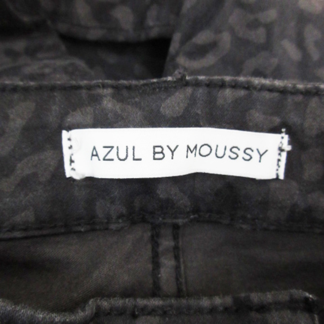 AZUL by moussy(アズールバイマウジー)のアズールバイマウジー パンツ ロング丈 M 黒 チャコールグレー /FF18 レディースのパンツ(その他)の商品写真