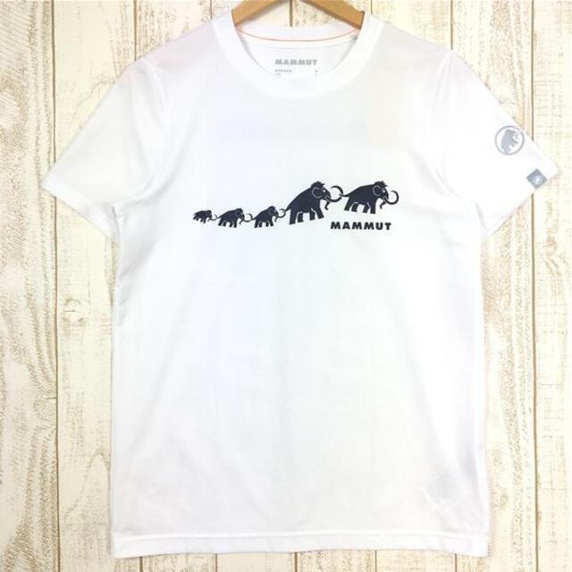 MENs S  マムート クイックドライ ロゴ プリント Tシャツ QD Logo Print T-Shirt MAMMUT 1017-02011 ホワイト系