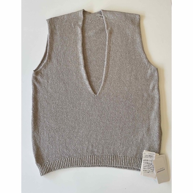 人気色 Lily Linen Vネック ベスト | metodoicm.com.br