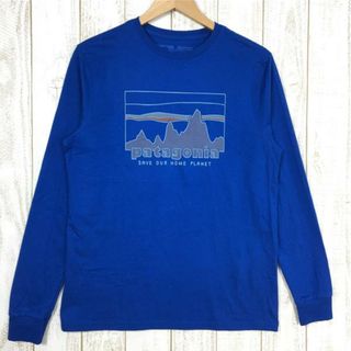 パタゴニア(patagonia)のKIDs XXL  パタゴニア キッズ ロングスリーブ リジェネラティブ オーガニック サーティファイド コットン グラフィック Tシャツ K Long Sleeved Regenerative Organic Certified Cotton Graphic T-shirt Tシャツ PATAGONIA 62253 SKBE ブルー系(その他)