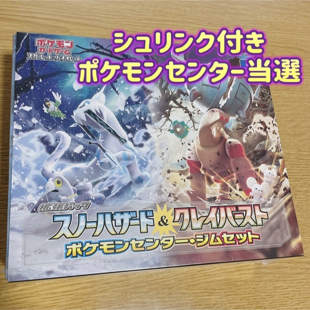 豪華ラッピング無料 スノーハザード&クレイバースト ポケモンセンター
