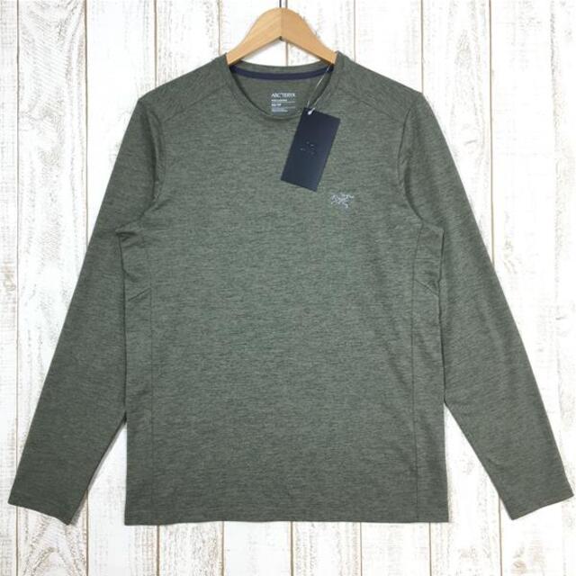 サイズMENs XS  アークテリクス コーマック クルーネック ロングスリーブ Tシャツ Cormac Crew LS Tee ARCTERYX 29124 30034 Forage グリーン系