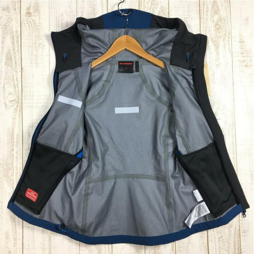 Mammut(マムート)のWOMENs XS  マムート アルティメット アルパイン SO フーデッド ジャケット AF ウィメンズ Ultimate Alpine SO Hooded Jacket AF Women ゴアウィンドストッパー ソフトシェル フーディ MAMMUT 1010-22170 ブルー系 レディースのファッション小物(その他)の商品写真