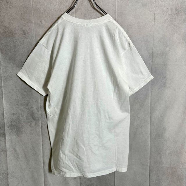 Anvil(アンビル)のanvil Tシャツ　USA製　無地　プレーン　ホワイト　Lサイズ メンズのトップス(Tシャツ/カットソー(半袖/袖なし))の商品写真