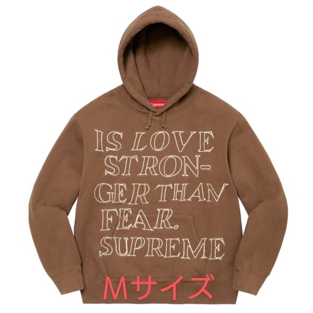 Supreme Stronger Hooded Sweatshirt M