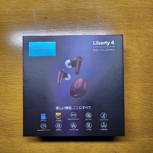 anker soundcore Liberty 4 ワインレッド 【レビューを書けば送料当店