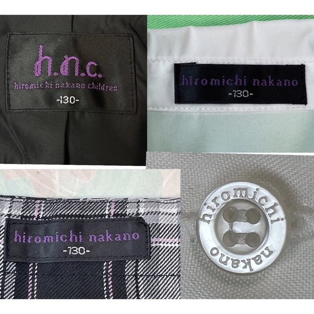 HIROMICHI NAKANO(ヒロミチナカノ)の女児130《hiromichi nakano》（4点）スーツ キッズ/ベビー/マタニティのキッズ服女の子用(90cm~)(ドレス/フォーマル)の商品写真