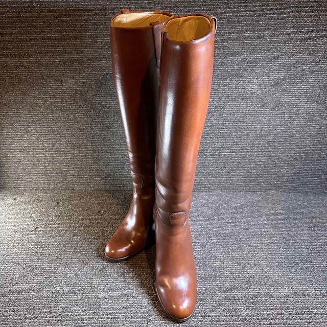 超お買い得!】 美品TANINO 23cm 1/2 タニノクリスチー 36 茶 CRISCI