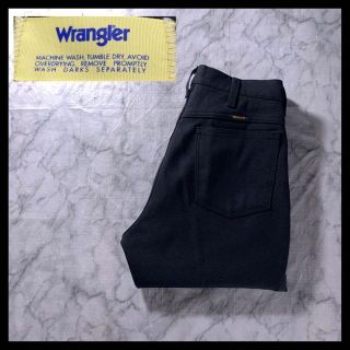 ◯ 70´s ヴィンテージ Wrangler ヒマワリペイント フレアパンツ-