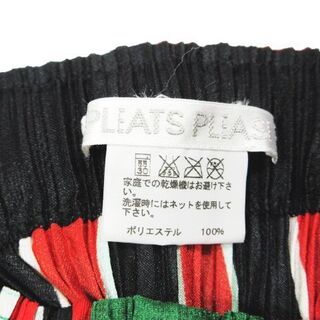 2007 PLEATS PLEASE ルーレット カジノ 総柄 スカート 3 緑の通販 by ...