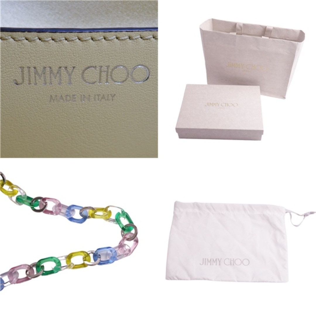 未使用 ジミーチュウ JIMMY CHOO バッグ ミニ ショルダーバッグ クラッチバッグ 21SS VARENNE CLUTCH パイソン型押し カバン レディース マルチカラー