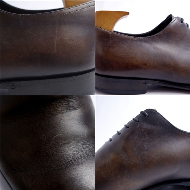 ベルルッティ Berluti アレッサンドロ レザーシューズ ビジネスシューズ カーフレザー 革靴 メンズ 7(25.5cm~26cm相当) ブラウン