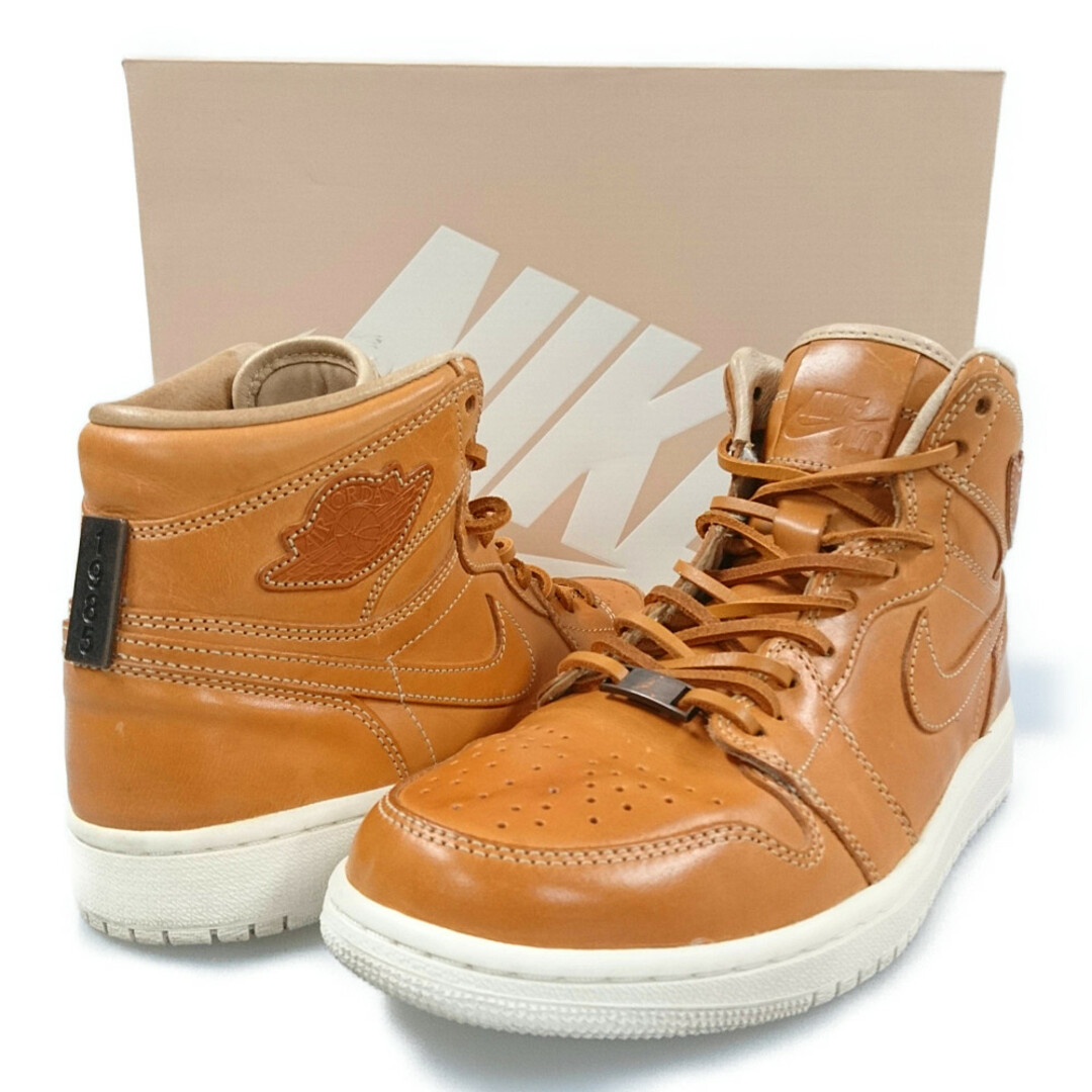 NIKE ナイキ 品番 705075－201 AIR JORDAN 1PINNACLE エアジョーダン1 ピナクル スニーカー ブラウン UK8.5=27.5cm 正規品 / 30604