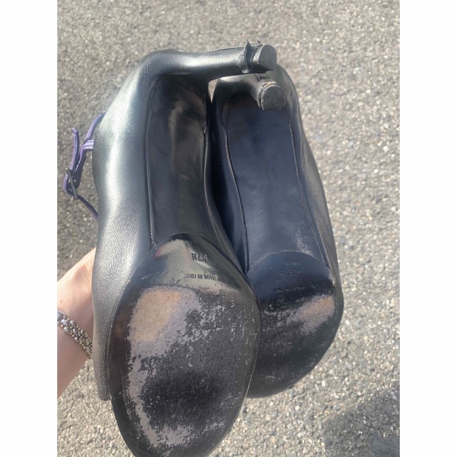 Balenciaga(バレンシアガ)のバレンシアガ　サンダル　黒×パープル レディースの靴/シューズ(サンダル)の商品写真