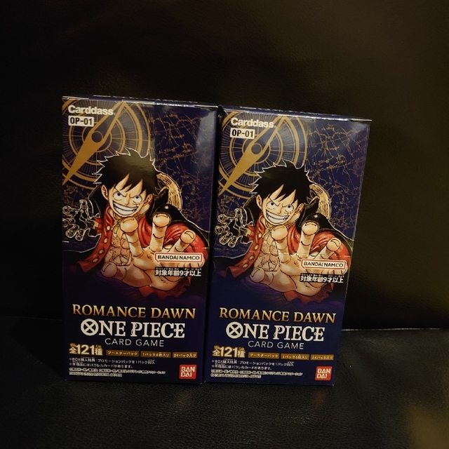 ワンピースカードゲーム ROMANCE DAWN 2箱 セット 高級品市場 9229円