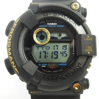 ジーショック(G-SHOCK)のカシオジーショック フロッグマン 30周年 腕時計 デジタル タフソーラー 黒(腕時計)
