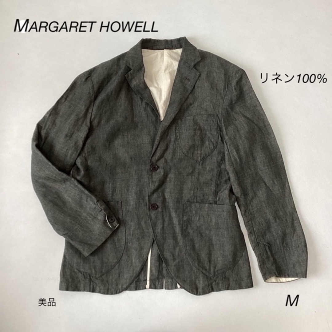 ⭐︎美品⭐︎MARGARET HOWELL リネン　ジャケット　sizeM | フリマアプリ ラクマ