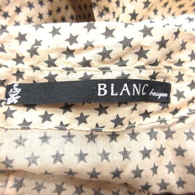 blanc basque(ブランバスク)のブランバスク リネンシャツ プルオーバー 長袖 ロールアップ 38 ベージュ レディースのトップス(シャツ/ブラウス(長袖/七分))の商品写真