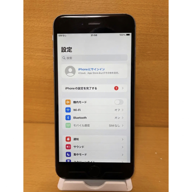 Apple(アップル)の本体SIMフリーiPhone 6s Plus Space Gray 16 GB スマホ/家電/カメラのスマートフォン/携帯電話(スマートフォン本体)の商品写真