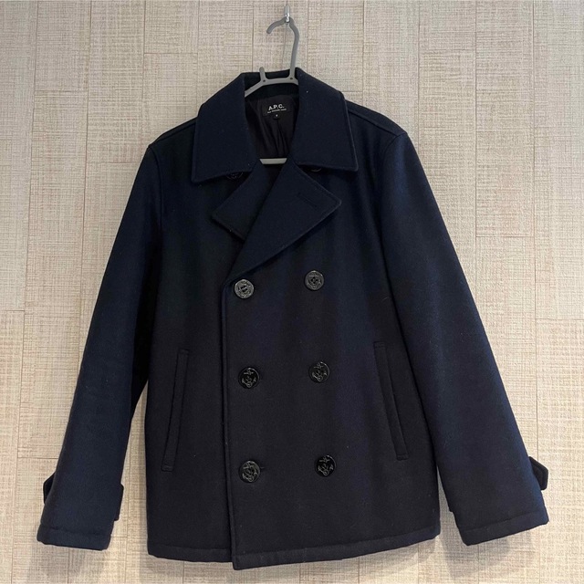驚きの値段】 【早い者勝ち】美品 A.P.C レザーエルボパッチPコート