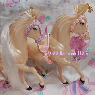 バービー(Barbie)のバービー　馬　ホース　2体セット　フィギュア(キャラクターグッズ)