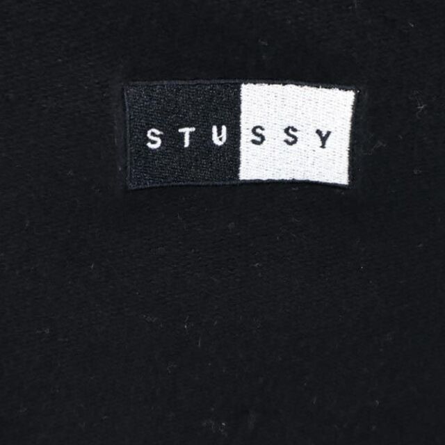 ステューシー ロゴ刺繍 スウェット M 黒 STUSSY トレーナー メンズ   【230414】 4