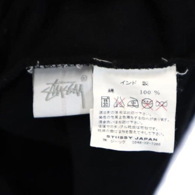 ステューシー ロゴ刺繍 スウェット M 黒 STUSSY トレーナー メンズ   【230414】 8