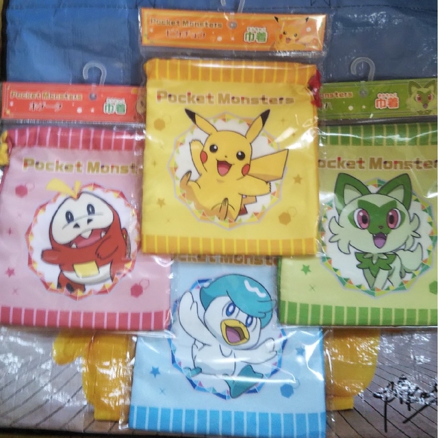 ポケモン(ポケモン)のポケモン 巾着 セット キッズ/ベビー/マタニティのキッズ/ベビー/マタニティ その他(その他)の商品写真