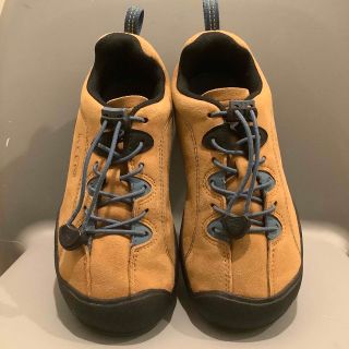 キーン(KEEN)の20cmキャンプアウトドア遊びKEENブラウンシューズ靴(アウトドアシューズ)