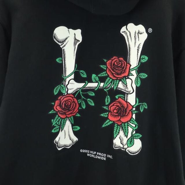 HUF BOLT PULLOVER FOODIE ハフ ボルト プリント パーカ