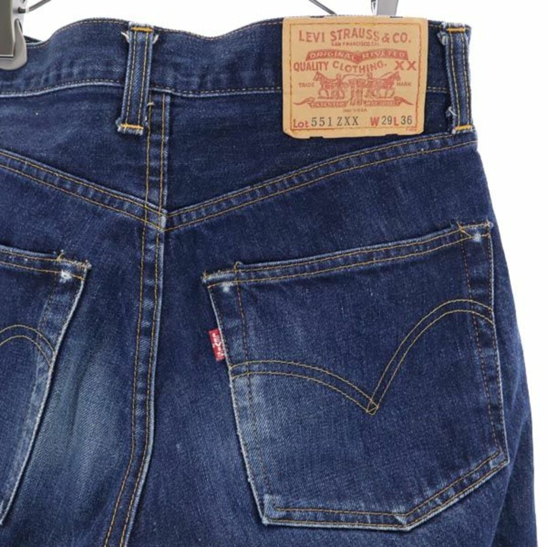 リーバイス 90s USA製 551 ZXX バレンシア製 ストレート デニムパンツ w29 Levi's 赤耳 ビッグE メンズ   【230414】 2