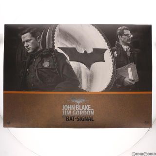 ムービー・マスターピース ジョン・ブレイク&ジム・ゴードン市警本部長(2体セット) バットシグナル投光器付き ダークナイト ライジング 1/6 完成品 可動フィギュア(MMS275) ホットトイズ