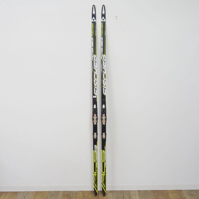 フィッシャー FISCHER クロスカントリー スキー RCS CARBONLITE SKATING PLUS 187cm ビンディング ROTTEFELLA NNN スキー アウトドア 重量実測：620g(一本あたり)