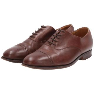 クロケットアンドジョーンズ(Crockett&Jones)の古着 クロケットアンドジョーンズ CROCKETT & JONES BELLISSIMO ストレートチップシューズ 英国製 UK71/saa008789(ドレス/ビジネス)