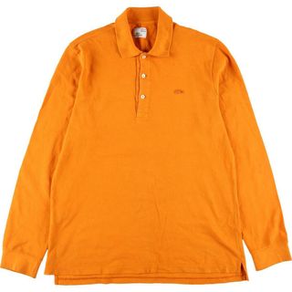 ラコステ(LACOSTE)の古着 ラコステ LACOSTE VINTAGE WASHED 長袖 ポロシャツ 5 メンズL /eaa299113(ポロシャツ)