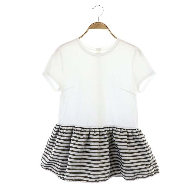 ボーダーズアットバルコニー PEPLUM TEE ペプラム Tシャツ ボーダー