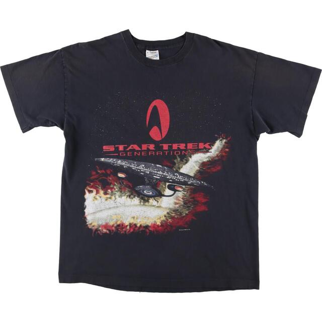 90年代 フルーツオブザルーム FRUIT OF THE LOOM SCREEN STARS STARTREK スタートレック 映画 ムービーTシャツ メンズXL ヴィンテージ /evb00180420cm商品名