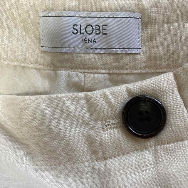 SLOBE IENA(スローブイエナ)のスローブイエナ ロングスカート 36 ナチュラル リネン レディースのスカート(ロングスカート)の商品写真