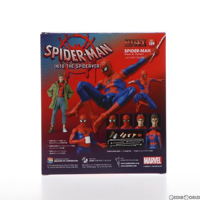 マフェックス No.109 MAFEX SPIDER-MAN(Peter B. Parker)(スパイダーマン ピーター B.パーカー) SPIDER-MAN:INTO THE SPIDER-VERSE 可動フィギュア メディコム・トイ