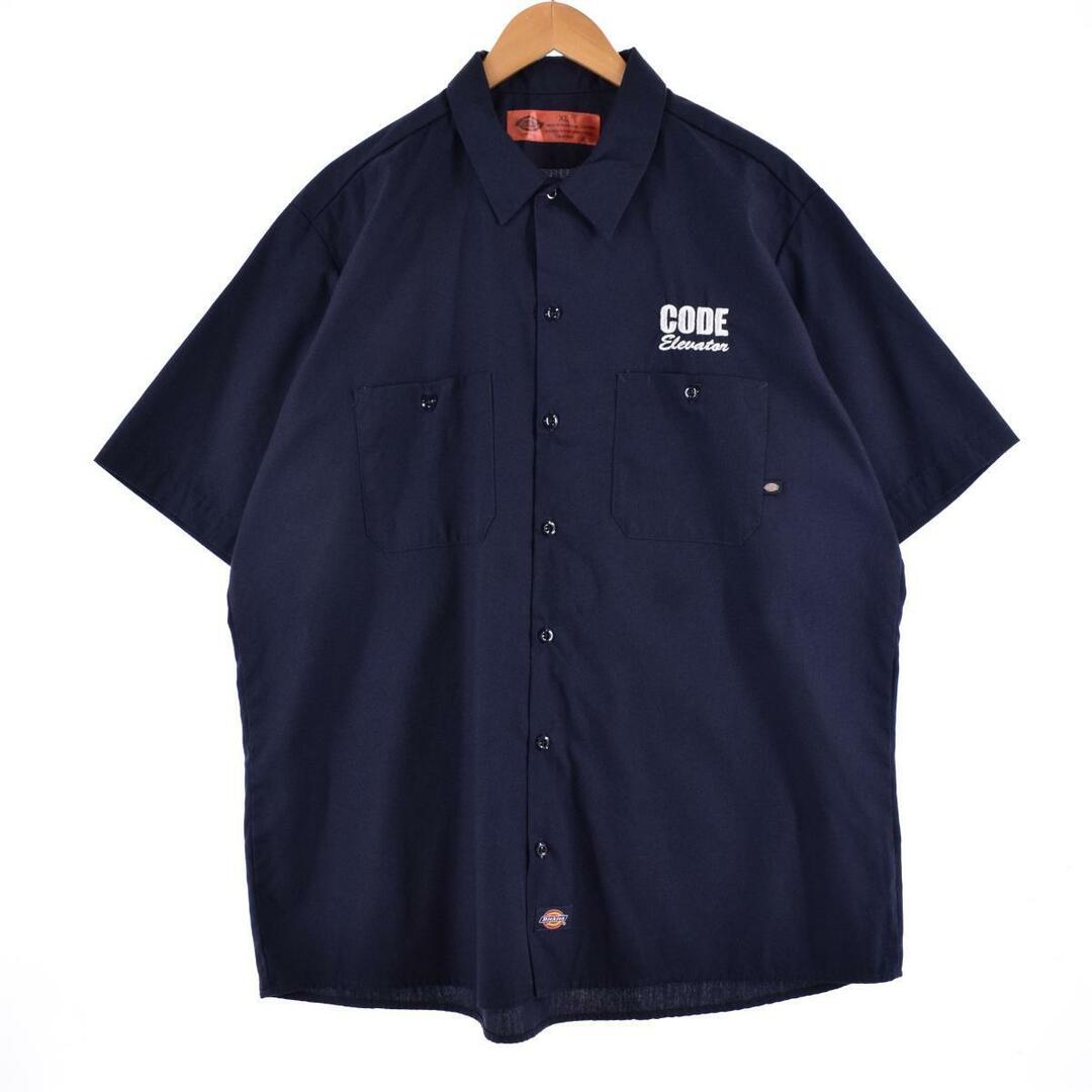 Dickies(ディッキーズ)の古着 ディッキーズ Dickies 半袖 ワークシャツ メンズXL /eaa327789 メンズのトップス(シャツ)の商品写真